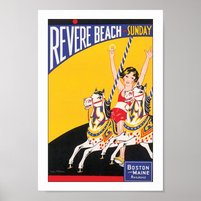 Póster Domingo Revere Beach (Frente)