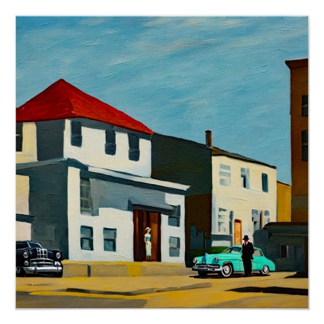 Póster Domingo temprano por la mañana (Anverso)