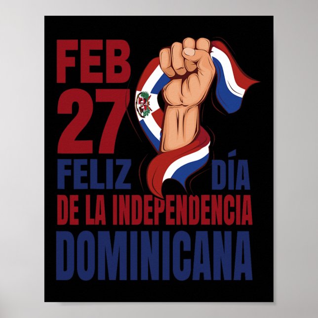 Póster Dominicana - Día de la Independencia 1 (Frente)