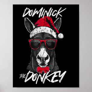 Póster Dominick Los Navidades Del Burro Son Divertidos