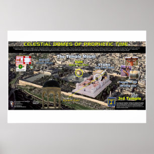 Póster Dominios celestes del Monte del Templo