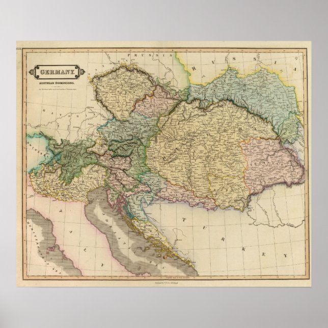 Póster Dominios de Austria (Frente)