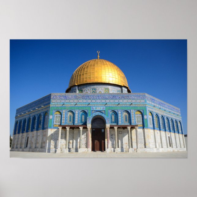 Póster Domo de la roca, mezquita Al-Aqsa (Frente)