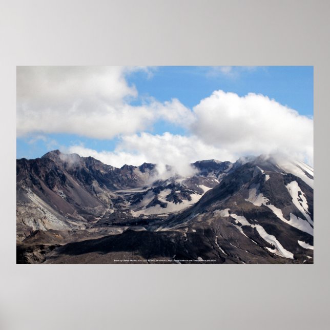 Póster Domo de lava del Monte St Helens 2 (Frente)