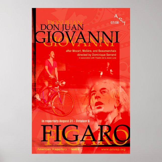 PÓSTER DON JUAN GIOVANNI Y FIGARO (Frente)