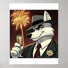 Póster Don Lupo Canino "Año Nuevo"