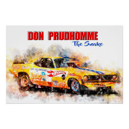 Póster Don Prudhomme The Snake