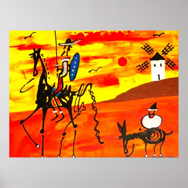 Póster Don Quijote (Frente)