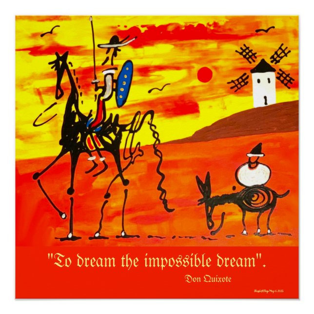 Póster Don Quijote (Anverso)