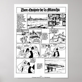 Póster DON QUIJOTE DE LA MANCHA - CÓMIC-Página 01