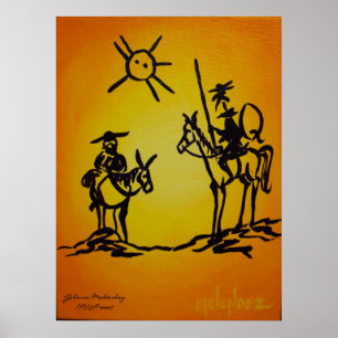 Póster Don Quijote de Picaso
