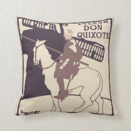 Poster 'Don Quixote del vintage de la almohada