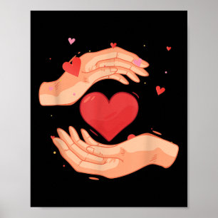 Póster Donación de amabilidad para voluntariado de carida