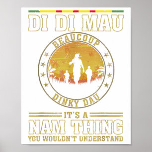 Póster Donación de los veteranos de guerra de Vietnam mil