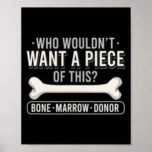 Póster Donación de Médula Ósea Luchador contra el Cáncer 