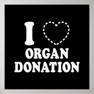 Póster Donación de órganos {CORAZÓN PERDIDO}