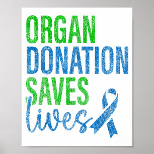 Póster Donación de Órganos Salva Vidas Gráfica Nacional A