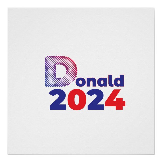 PÓSTER DONALD 2024 (Anverso)