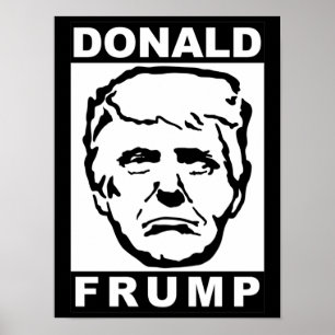 Póster donald frump
