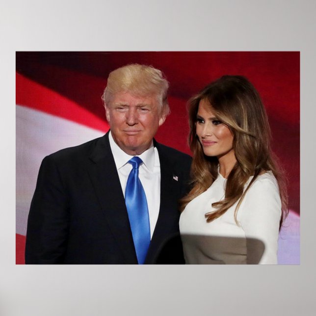 PÓSTER DONALD & MELANIA TRUMP (Frente)