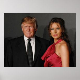 PÓSTER DONALD & MELANIA TRUMP