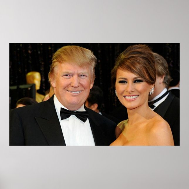 PÓSTER DONALD & MELANIA TRUMP (Frente)