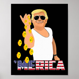 Póster Donald T, presidente de las elecciones de Estados
