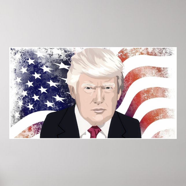 Póster Donald Trump (Frente)