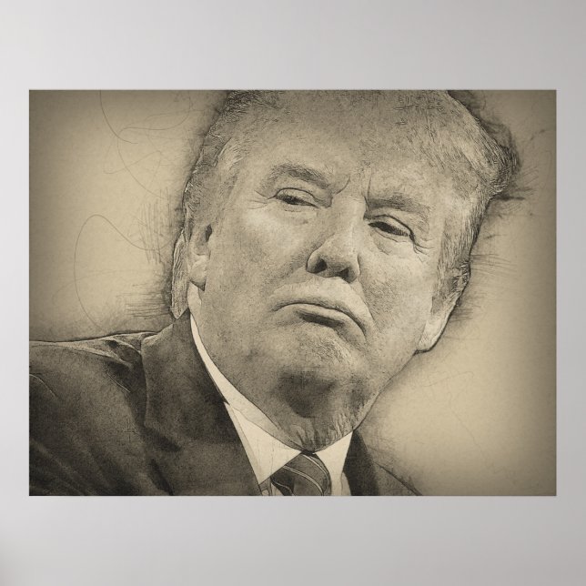 Póster Donald Trump (Frente)