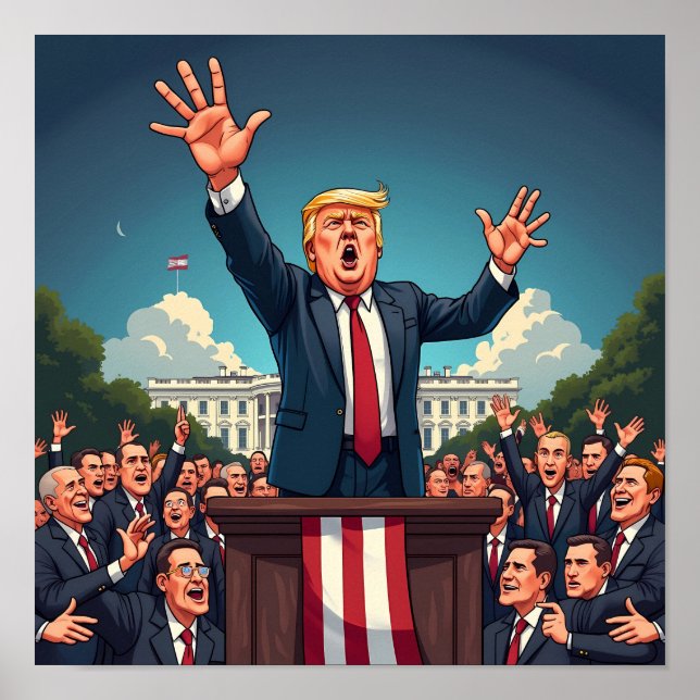 Póster Donald Trump (Frente)