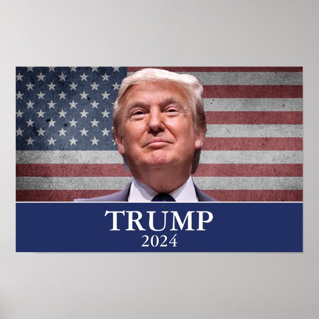 Póster Donald Trump 2024 (Frente)
