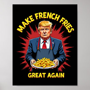 Póster Donald Trump 2024 Patata Frita - Hacer Patatas Fri