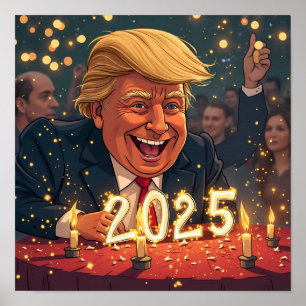 Póster Donald Trump 2025
