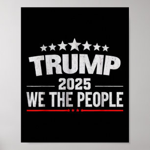 Póster Donald Trump 2025 Nosotros, El Pueblo 4 De Julio E