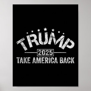 Póster Donald Trump 2025 Recupera Estados Unidos El 4 De 