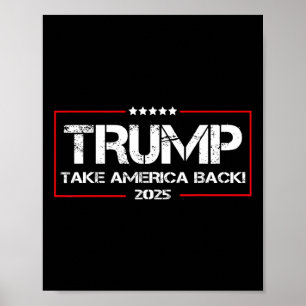 Póster Donald Trump 2025 Toma América Ck Elección - El R