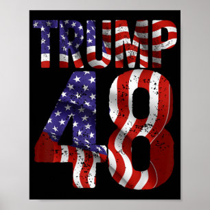 Póster Donald Trump 2028 Trump 45 47