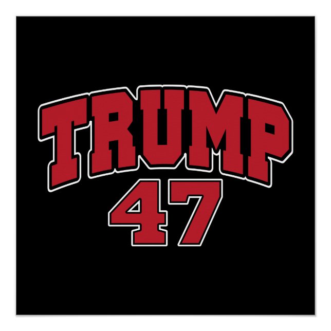 Póster Donald Trump 47 (Anverso)