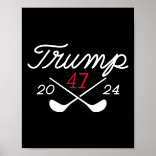 Póster Donald Trump 47 2024