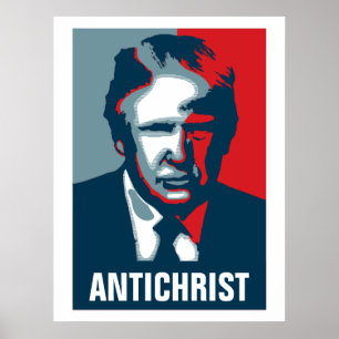 Póster Donald Trump ANTICHRISTA