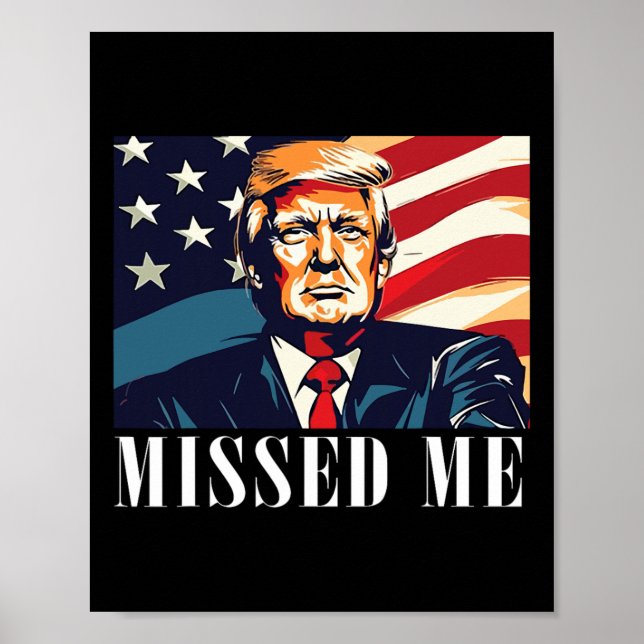 Póster Donald Trump divertido  (Frente)