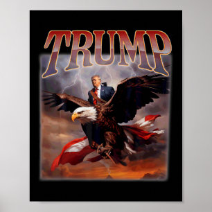 Póster Donald Trump Eagle Eagle Eeuu President 2024 Take