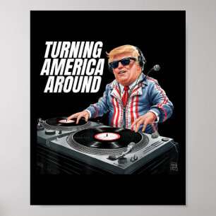 Póster Donald Trump El Dj vuelve a Estados Unidos en torn