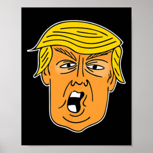 Póster Donald Trump - El Hombre Naranja