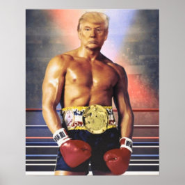 Póster Donald Trump El Trumpinador II 45 47 Presidente