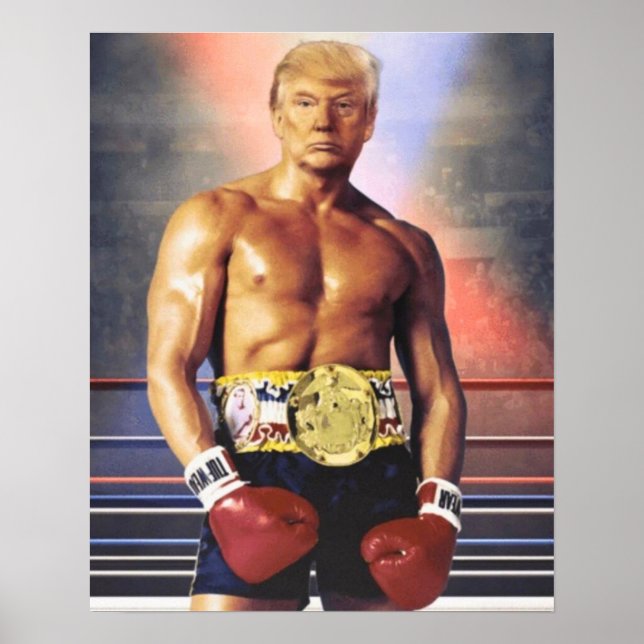 Póster Donald Trump El Trumpinador II 45 47 Presidente (Frente)