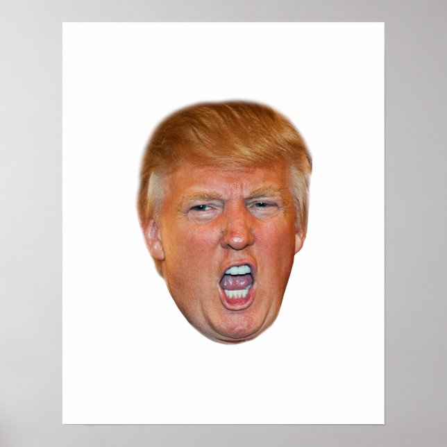 Póster Donald Trump flotante (Frente)