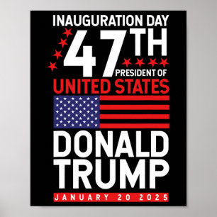 Póster Donald Trump Ganó Inauguración de Elección de 2024