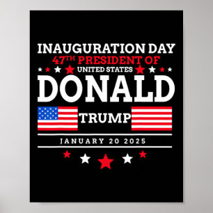 Póster Donald Trump Ganó la Inauguración de la Elección d