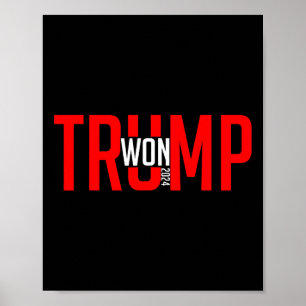 Póster Donald Trump ganó la investidura electoral de 2024